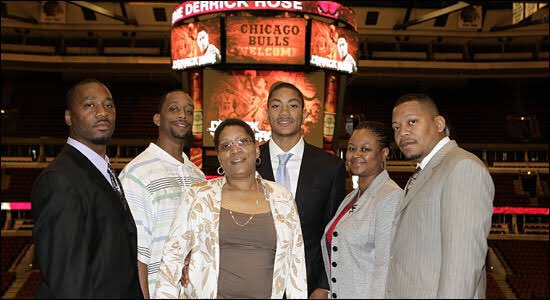 Familia de Derrick Rose