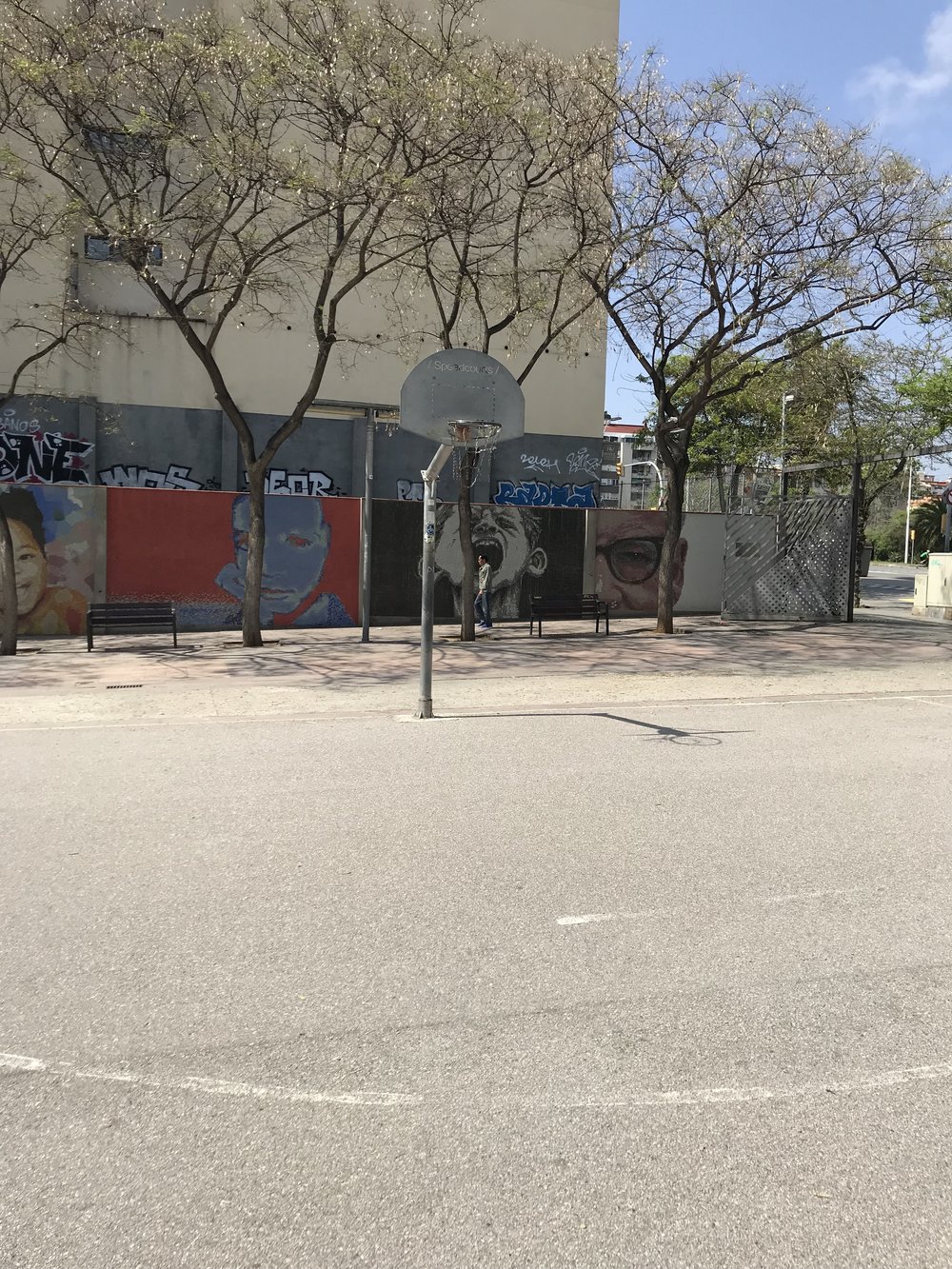 Canasta de Baloncesto del parque Cotilde Cerd&agrave;